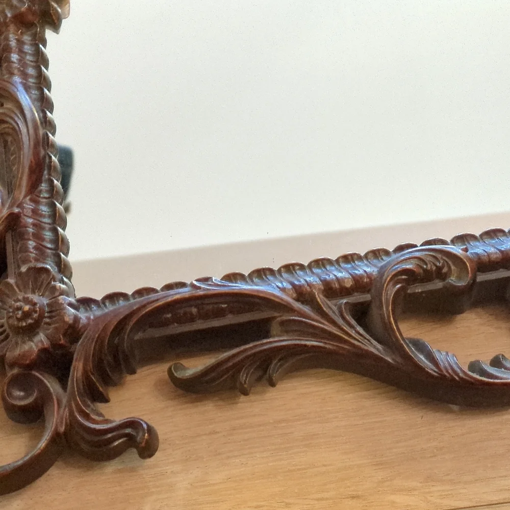 Vintage ornate regal frame wall mirror turner accessories, entryway